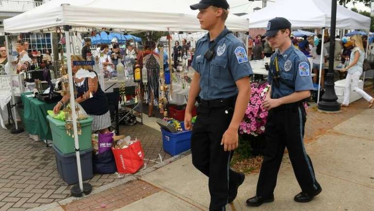 East Lyme Police Cadets learn while serving the community